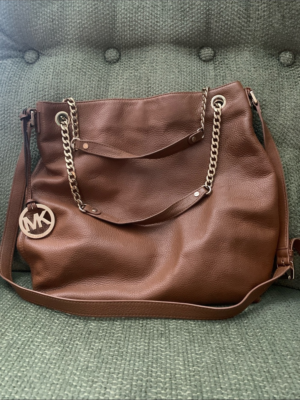 Michael Kors Leather Chain Shoulder Bag/Crossbody Bag